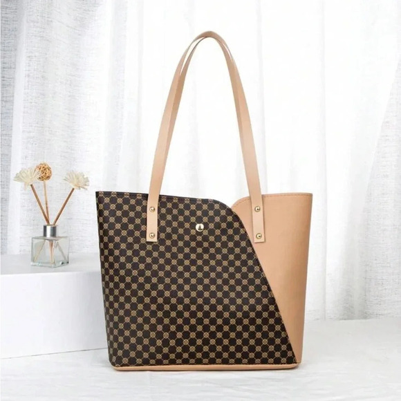 ⚠️Clearance Large Brown Shoulder Tote Bag - Picture 2 of 5